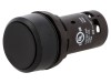 Comutator Push-Button 22mm 1 NO Negru