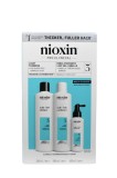 Set profesional impotriva ruperii Nioxin System 3 pentru par vopsit sau deteriorat cu aspect usor subtiat: Sampon, 300 ml + Balsam, 300 ml + Tratament