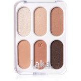 Laka Forever6 Eye Palette paletă cu farduri de ochi culoare 04 Tan Peach 7 g