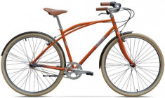 Bicicleta Pegas Magistral, Cadru 18.5inch, Roti 28inch, 3 Viteze (Portocaliu) foto