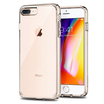 Husa Spigen Hybrid 2 iPhone 7 Plus / 8 Plus Transparent foto