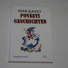 Povesti - Geschichten - Ioan Slavici - romana - germana