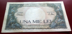 Bancnota ISTORICA 1000 LEI - ROMANIA, anul 1941 *cod 106 B - CIRCULATA foto