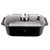 Tava Roaster marmorata cu capac Granit Diamond, Berlinger Haus
