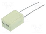 Condensator KEMET poliester 2,2uF 30VAC 50VDC 5mm &plusmn;5% -55&divide;105&deg;C