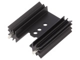Radiator Negru Extrudat 38.1mm TO202/TO218/TO220/TOP3