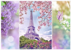 Puzzle Trefl - Spring in Paris 1.000 piese (51302) foto