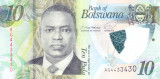 Bancnota Botswana 10 Pula 2020 - PNew UNC ( polimer )