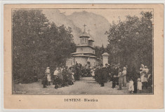 Busteni , Biserica imagine , carte postala - Colectia E.Marvan , Bucuresti foto