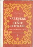Culegere de texte literare pentru clasele V-VIII (volumul 1) - Vasile Teodorescu