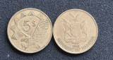 Namibia 5 dollars dolari 1993, Africa
