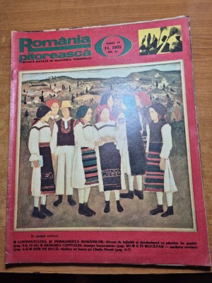 romania pitoreasca noiembrie 1975 foto