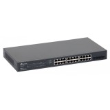 Switch TP-Link 28 porturi smart Gigabit 56 Gbps 24 porturi PoE 8K MAC - TL-SG2428P SafetyGuard Surveillance