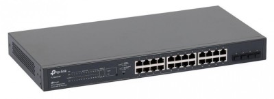 Switch TP-Link 28 porturi smart Gigabit 56 Gbps 24 porturi PoE 8K MAC - TL-SG2428P SafetyGuard Surveillance foto