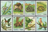 Cuba 1984 Mi 2886/93 MNH - Animale protejate, Nestampilat