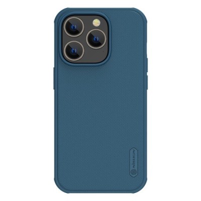 Husa pentru iPhone 16 Pro Max - Nillkin Super Frosted Shield Pro - Blue foto