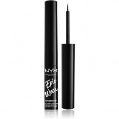 NYX Professional Makeup Epic Wear Metallic Liquid Liner gel contur ochi de lungă durată culoare 01 - Black Metal 3,5 ml