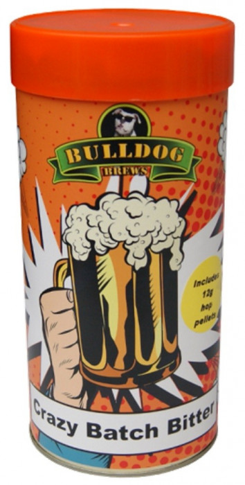 Bulldog Crazy Batch Bitter 1.7 kg - pentru 23 litri de bere de casa