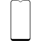 Folie Protectie Ecran OEM pentru Samsung Galaxy A02, Sticla securizata, Full Face, Full Glue, 10D, Neagra