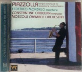 Piazzolla - Federico Mondelci, Constantine Orbelian, Moscow Chamber Orchestra &lrm;&ndash; Tangos Arranged For Saxophone And Orchestra NM / NM cd latino tango