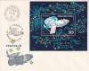 FILATELIE TEMATICA - PLIC UNGARIA TEMATICA COSMOS SPATIU SATELITI, Stampilat