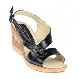 Sandale Dama Piele Naturala cu Platforma GKR Ciucaleti S10N, Made in Romania, Comode, Inaltime Platforma 7cm, Marimi 36-40