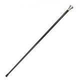 Cumpara ieftin Baston Masonic din Lemn &ndash; Cap Argintat cu Echer și Compas &ndash; 95 cm &ndash; Model MM917