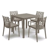 Set de mobilier de grădină Vento 4+1