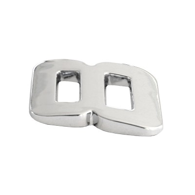 ORNAMENT AUTO 3D. CIFRA 8. 26 MM. CROMAT 64453 foto
