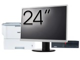 Pachet Calculator Second Hand LENOVO M700 SFF, Intel Core i7-6700 3.40GHz, 8GB DDR4, 256GB SSD + Monitor 24&amp;quot; &amp; Imprimanta Brother HL-L6300DW NewT