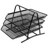 Organizator metalic cu 3 tavite metalice pentru documente