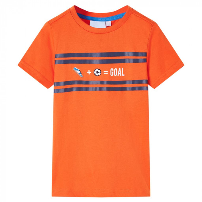 Tricou pentru copii, portocaliu &icirc;nchis, 128 GartenMobel Dekor