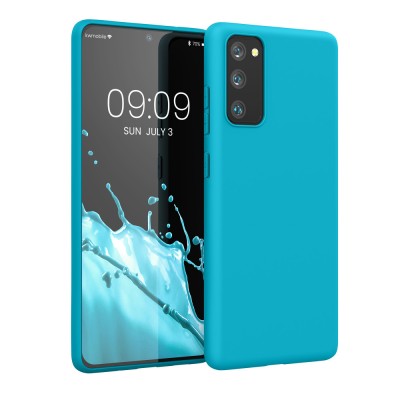 Husa pentru Samsung Galaxy S20 FE, Silicon, Albastru, 53604.205 foto