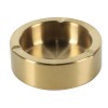 Scrumiera metalica rotunda Pufo Gentle, 12 cm, auriu