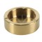 Scrumiera metalica rotunda Pufo Gentle, 12 cm, auriu
