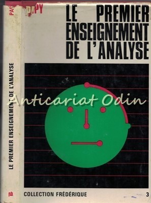 Le Premier Enseignement De L&amp;#039;Analyse - Frederique, Roger Holvoet foto