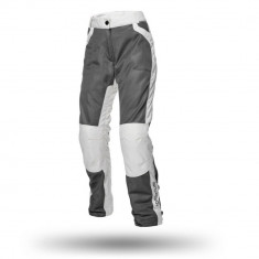 Pantaloni Moto Adrenaline Meshtec Lady 2.0, Gri/Alb, Marime XS