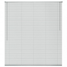 Jaluzele de fereastră, aluminiu, 100 x 160 cm, argintiu foto