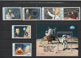1989 LP 1228 LP 1229-20 ANI PRIMUL PAS AL OMULUI PE LUNA SERIE+COLITA NED. MNH