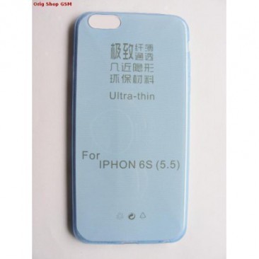 HUSA SILICON ULTRA SLIM APPLE IPHONE 6 PLUS (5,5INCH ) ALBASTRU foto