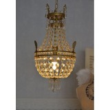 Lampa din alama masiva cu cristale KKC005, Lustre