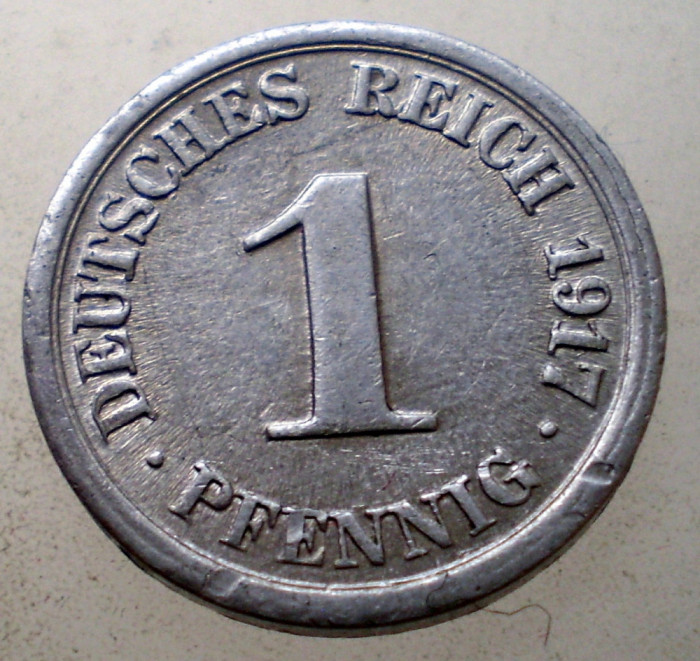 1.188 GERMANIA WWI 1 PFENNIG 1917 F