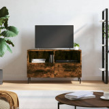 Comodă TV, stejar fumuriu, 80x36x50 cm, lemn prelucrat, vidaXL