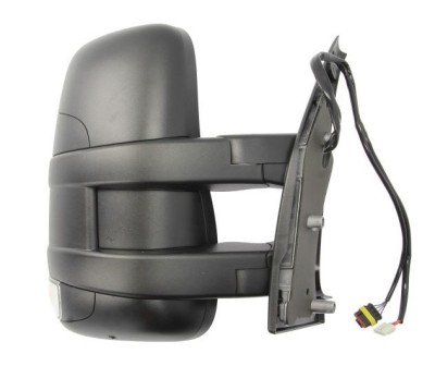 Oglinda usa exterioara Iveco Daily, 09.2011-07.2014, partea Dreapta, reglare electrica; incalzit; scurt; sticla convexa; geam cromat; cu Lucas; Cu ra foto