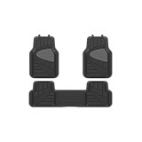Set covorase auto din cauciuc Streetwize Deluxe negre universale, 3 buc. AutoDrive ProParts
