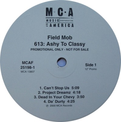 Vinil LP Field Mob &amp;ndash; 613: Ashy To Classy (Edited) (VG+) foto