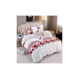 Cumpara ieftin Lenjerie de Pat Bumbac Finet Model Traditional, 1 Persoana , 4 piese - JOJ295