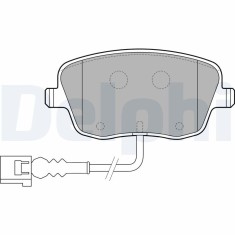 DELPHI LP1754 set placute frana,frana disc