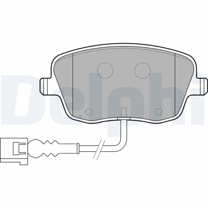 DELPHI LP1754 set placute frana,frana disc