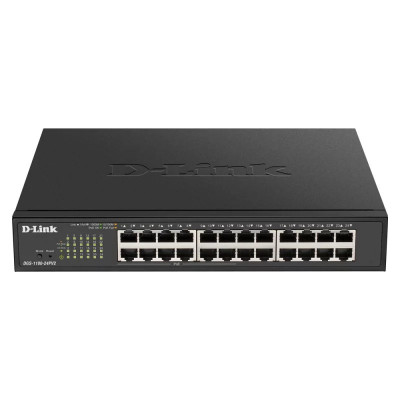 SWITCH PoE D-LINK Smart 24 porturi Gigabit (12 PoE) IEEE 802.3af/at carcasa metalica rackabil &amp;amp;quot;DGS-1100-24PV2&amp;amp;quot; (include timbru verde 1.5 lei foto